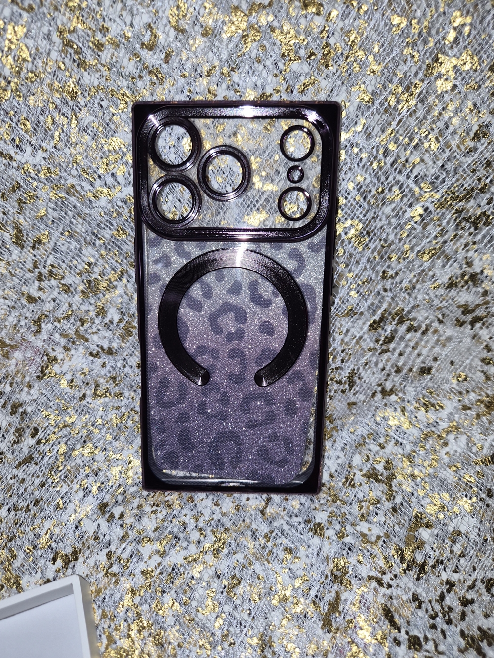 Purple Leopard Print Phone Case - Picture 1 of 7